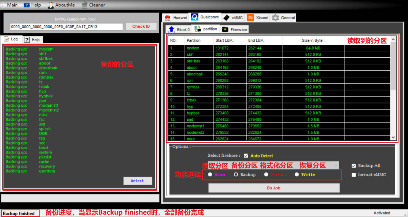 Qualcomm Premium Tool各功能